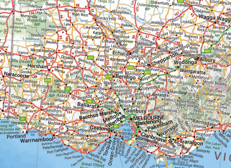 HEMA Australia Large Map 12th Editionition - 9781922668004