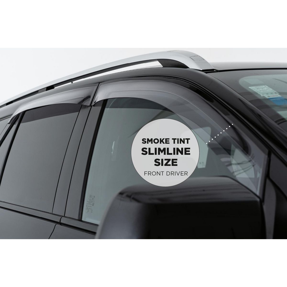 Protective Plastics Weathershield Smoke Tint - Driver Front - N170SLD