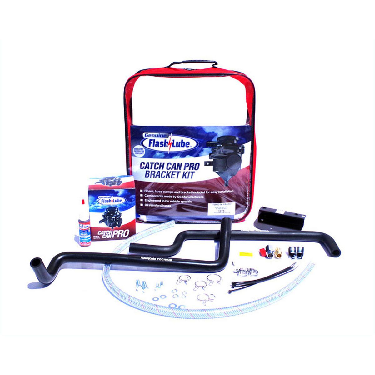 Flashlube Catch Can Kit & Bracket - FCCKT21