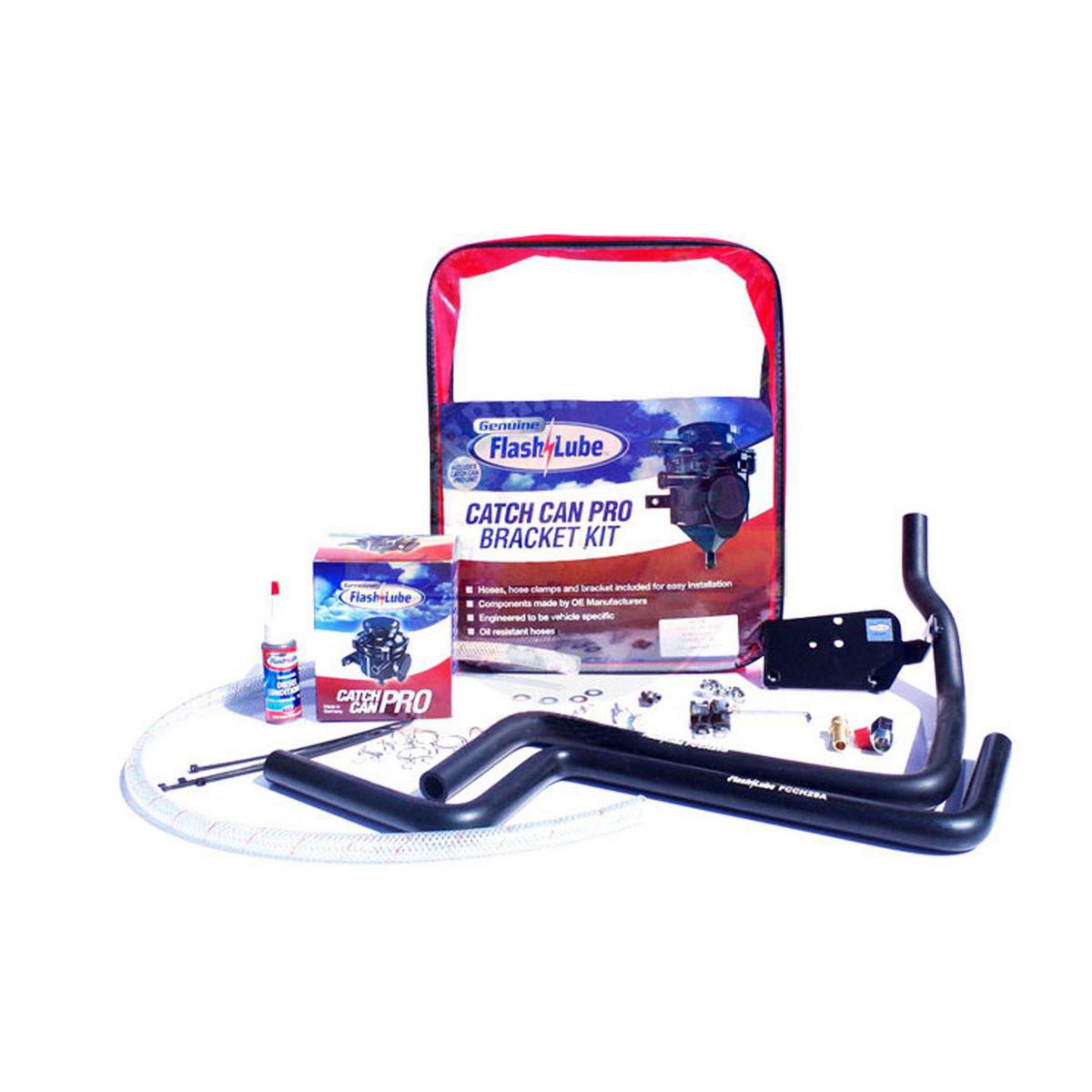 Flashlube Catch Can Kit & Bracket - FCCKT29