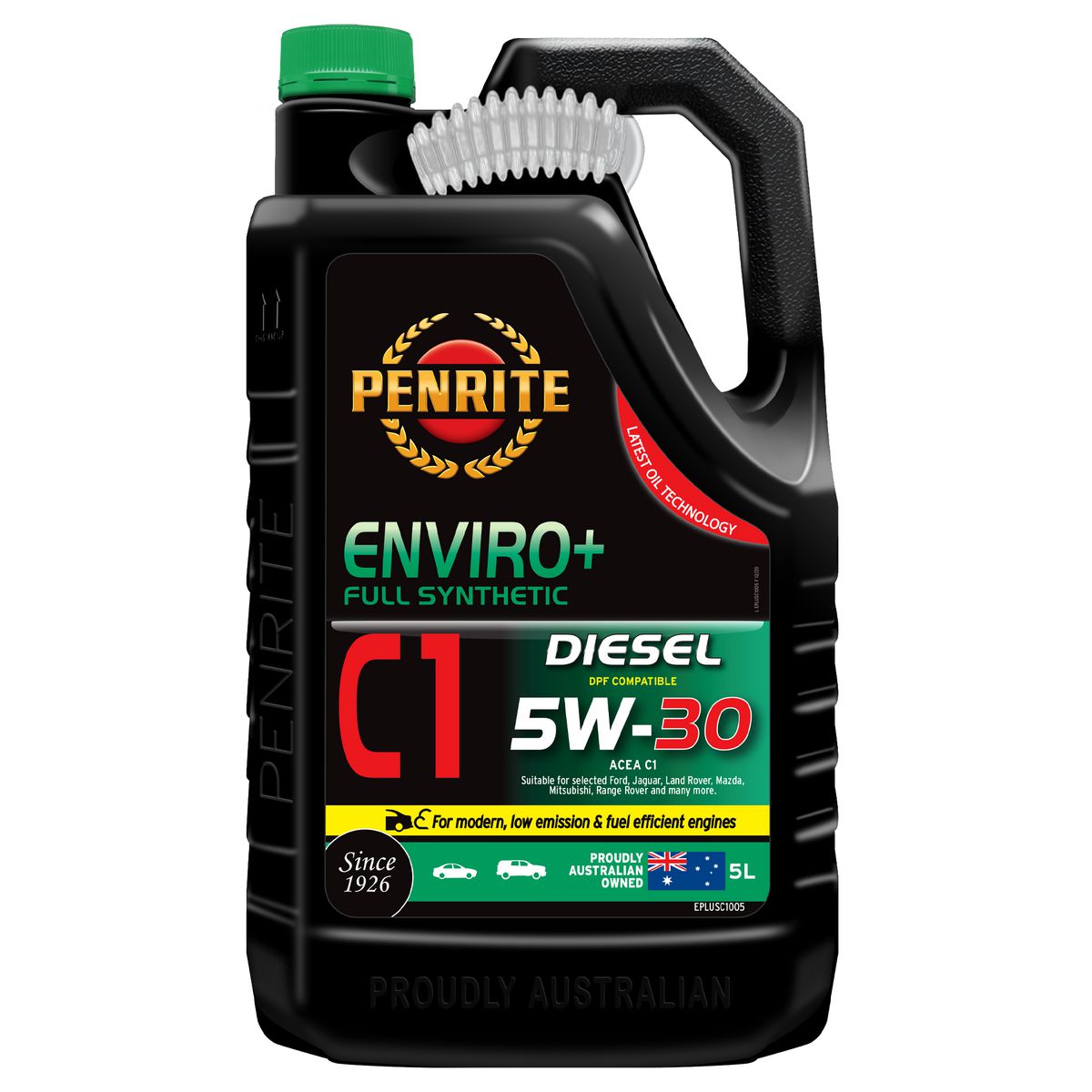 Penrite Enviro+ C1 5W-30 Diesel Engine Oil 5L - EPLUSC1005