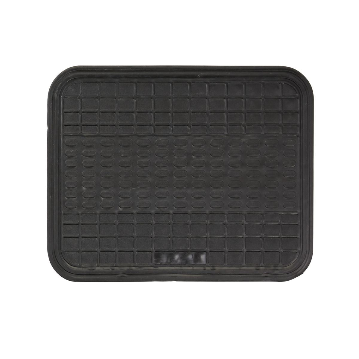 Gear Up Black PVC 4 Piece Floor Mat Set