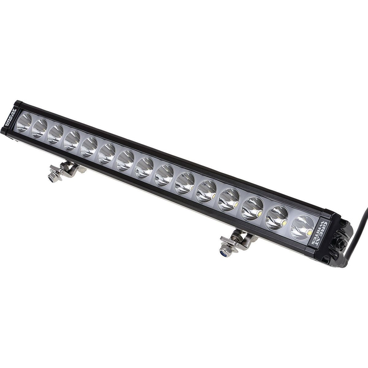 Great Whites Attack LED Light Bar Backlit DRL (15x5W) Spot Beam - GWB5154