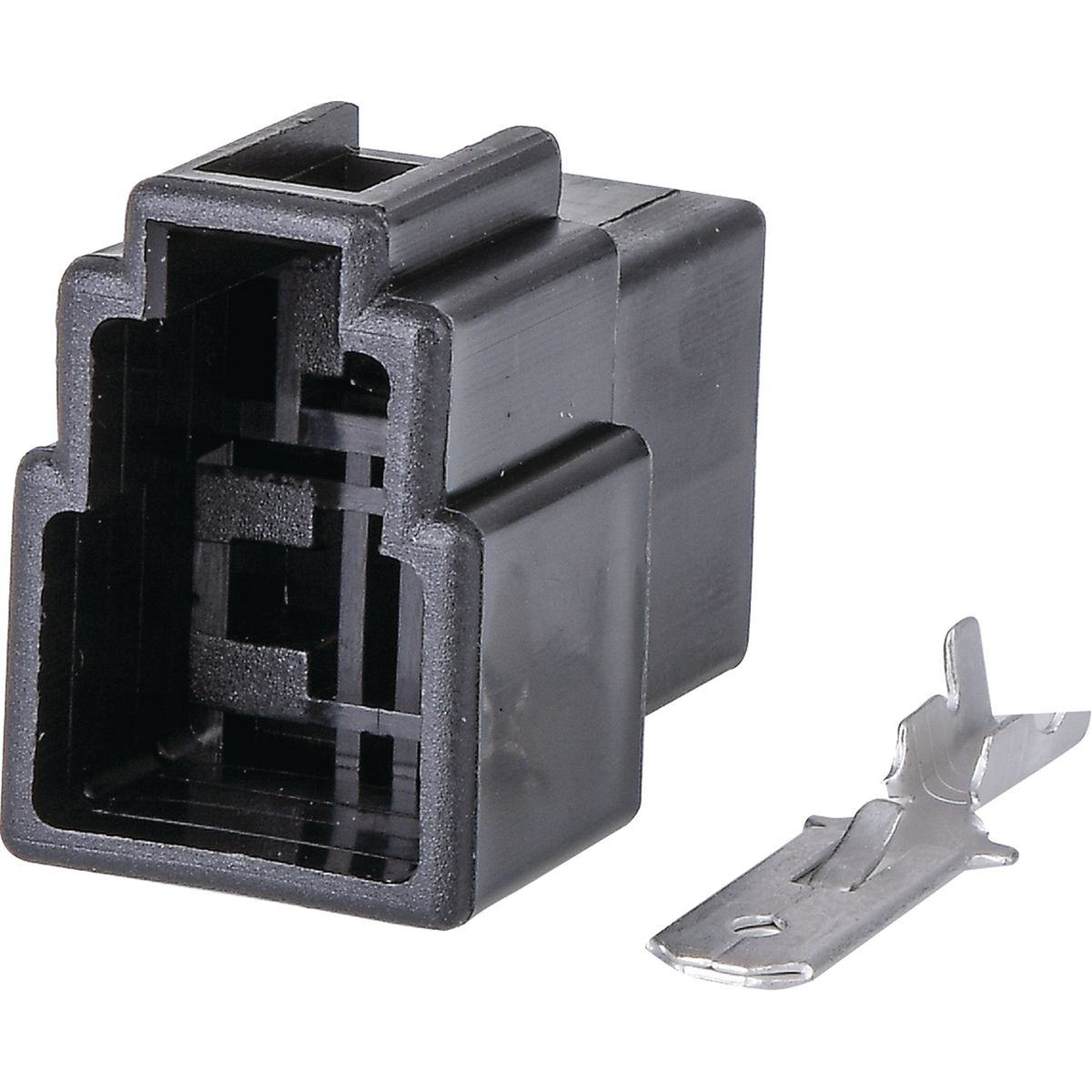 OEX QC Connector Female Black 3 Pole - 10 Pce - ACX2682BK