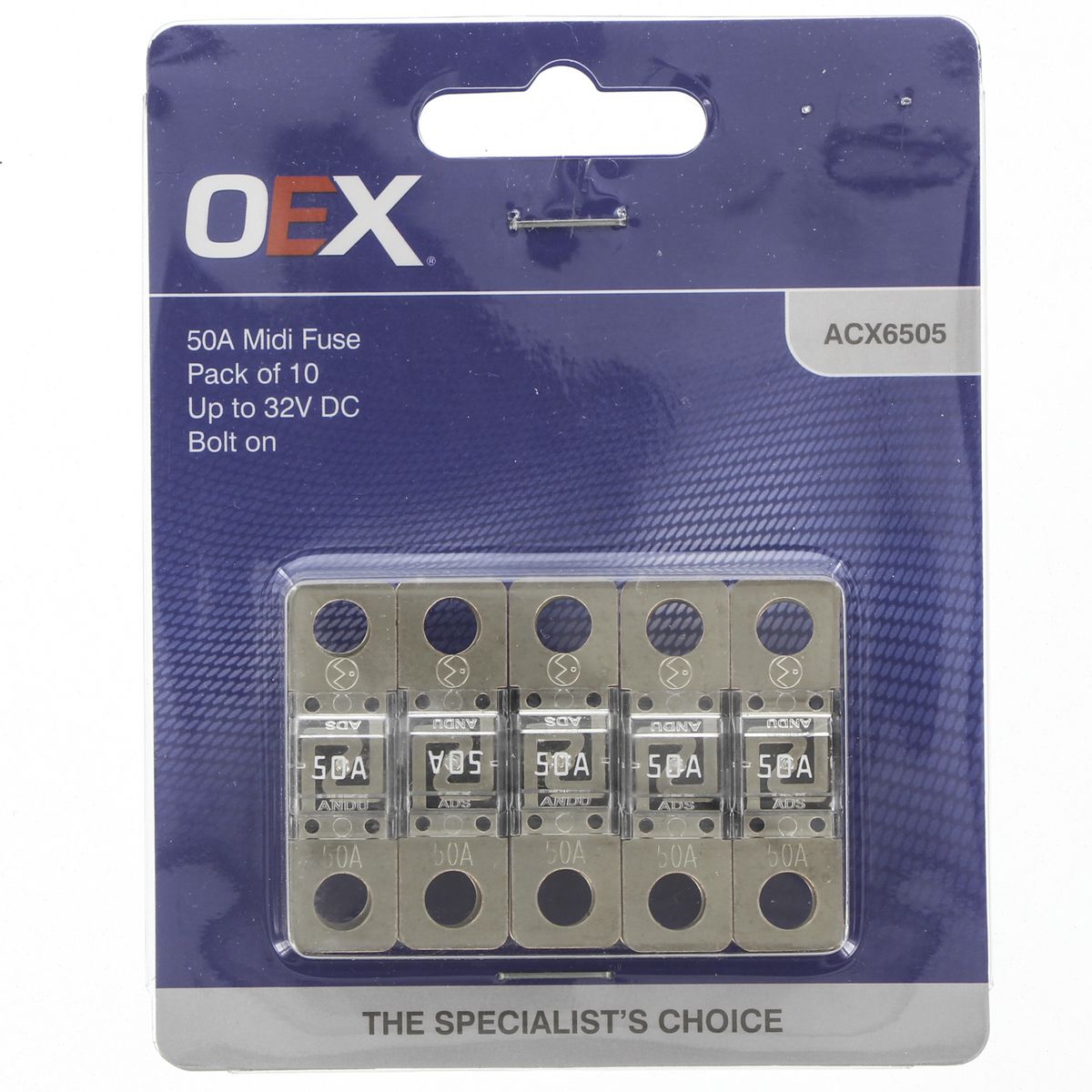 OEX 50A MIDI Fuse (10 Pack) - ACX6505