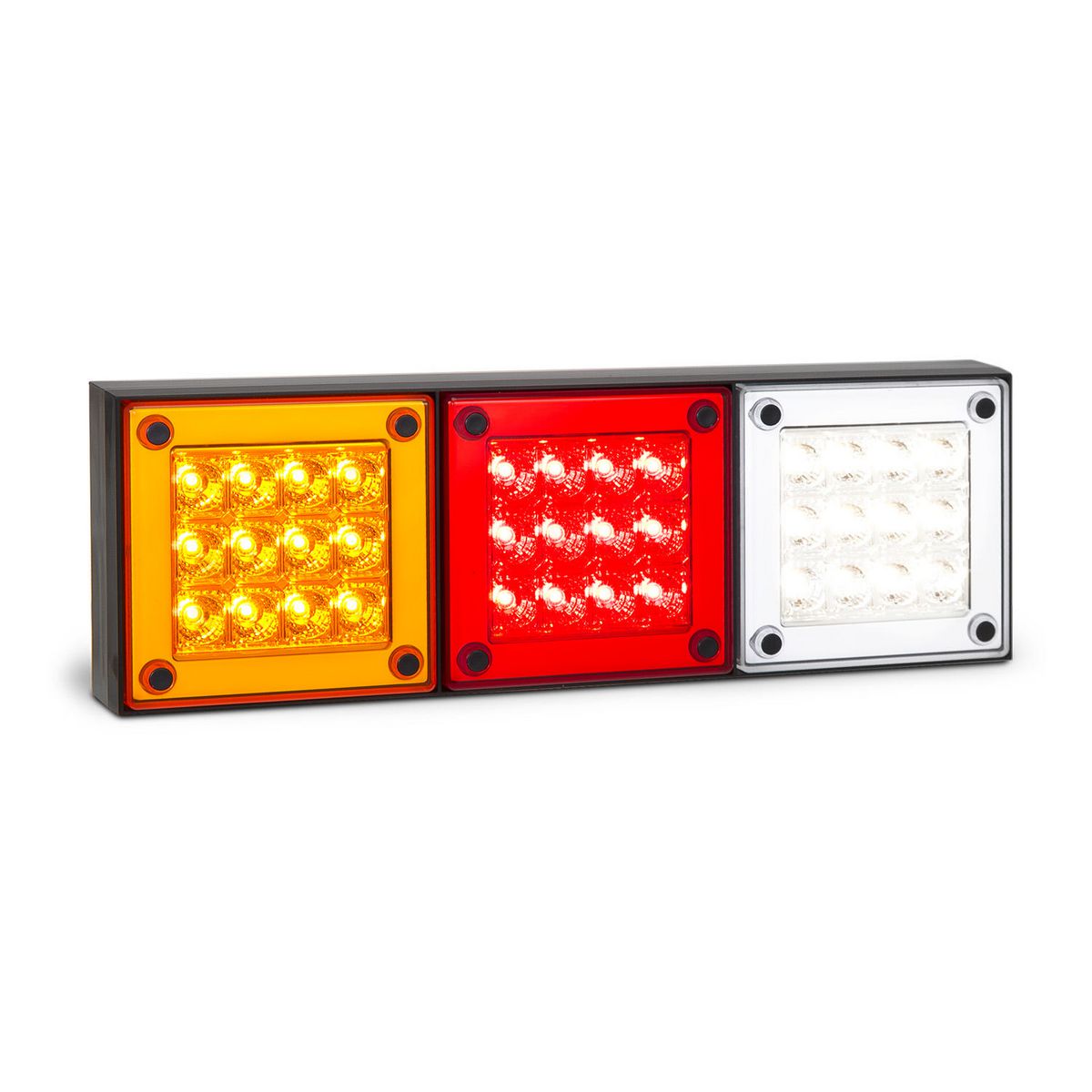 LED Autolamps 12/24V Mini Jumbo Stop/Tail/Indicator/Reverse Light - 280ARWMB