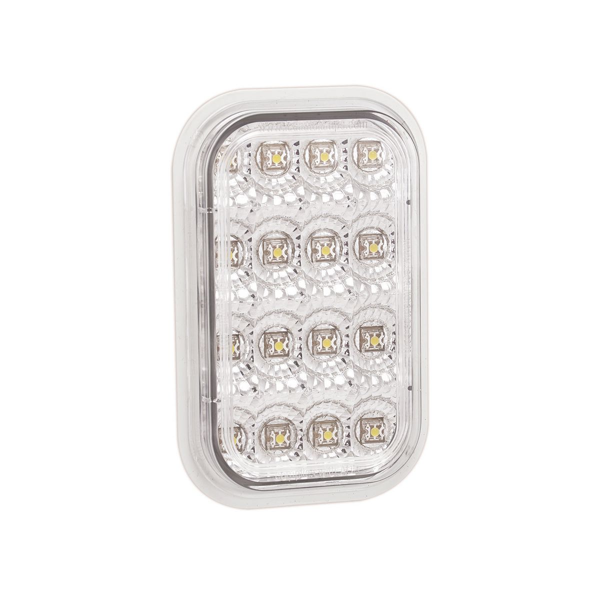 LED Autolamps Reverse LED Light Clear Lens 16 LEDs 12/24v Bulk Pack - 131WM