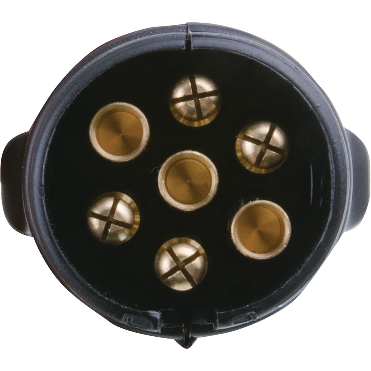 OEX Trailer Plug 7 Pin Small Round Plastic - ACX2790