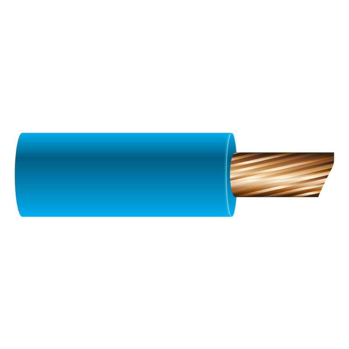 OEX Automotive Cable Single Core 5mm Blue 30M Roll - ACX0754