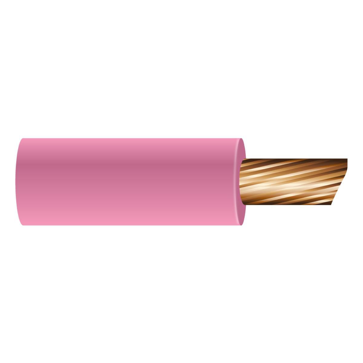 OEX Automotive Cable Single Core 4mm Pink 30M Roll - ACX0731