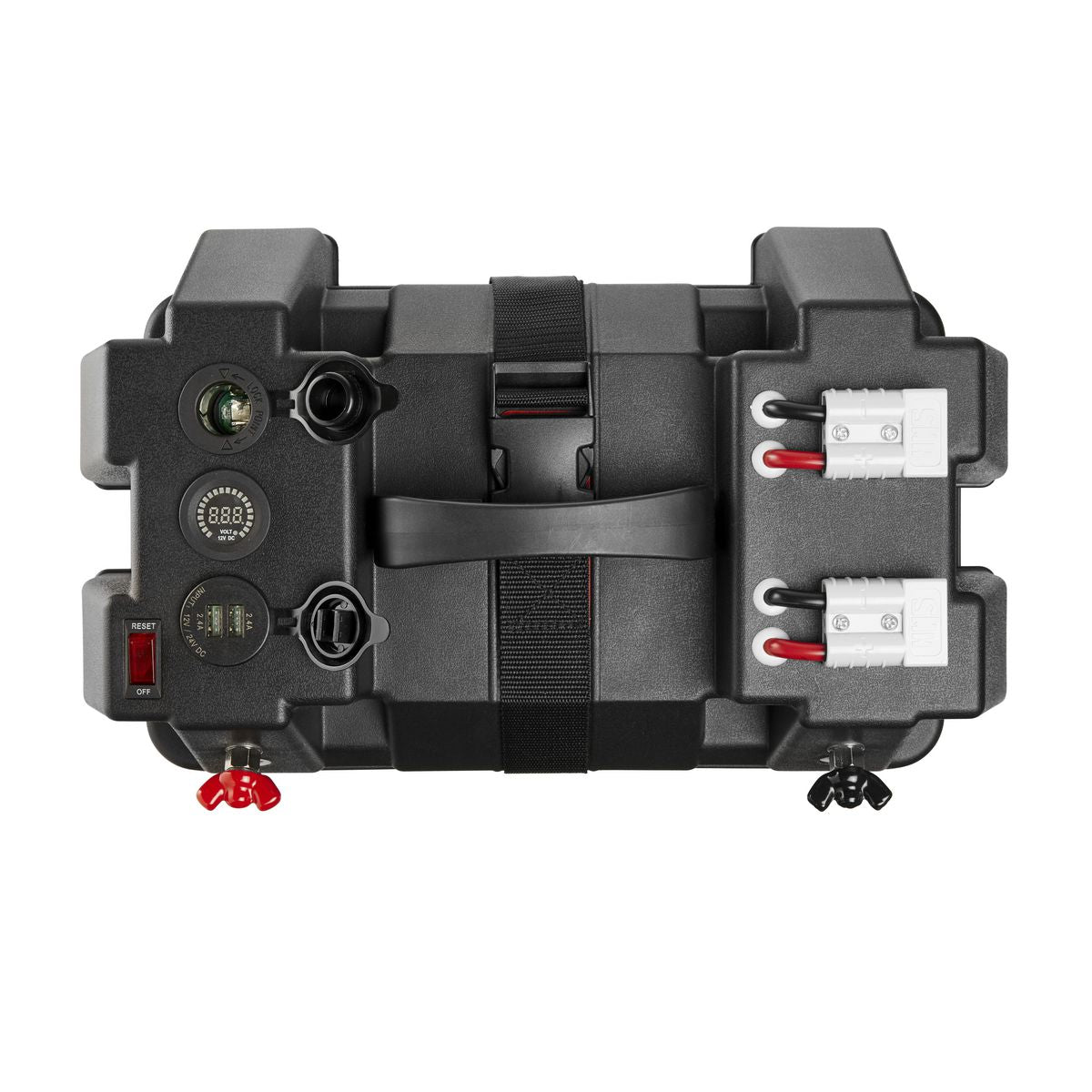 Maxi Trac 4WD Heavy Duty Powered Battery Box - MTBBPH
