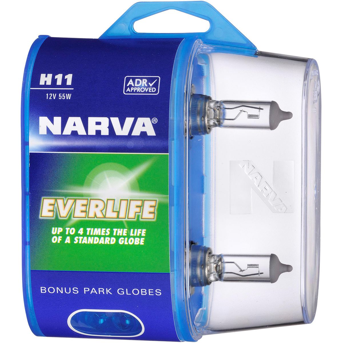 Narva 12V 55W H11 Everlife BL2 - 2 Pce - 48079BL2