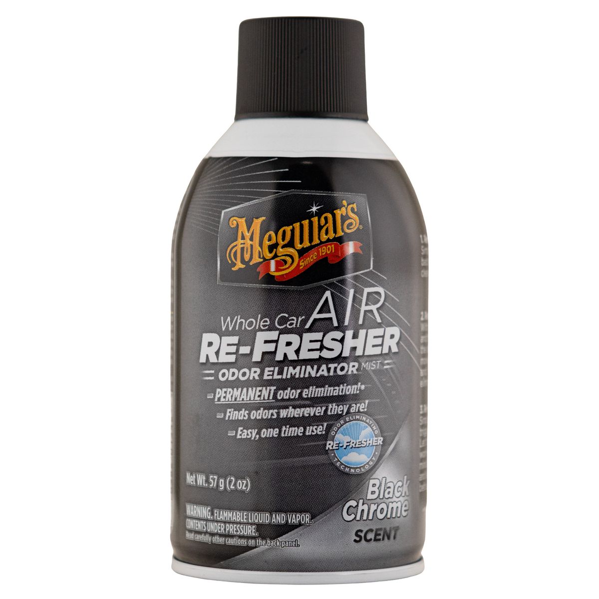 Meguiar's Car Air Freshener - Air Re-Fresher Black Chrome Scent - G181302