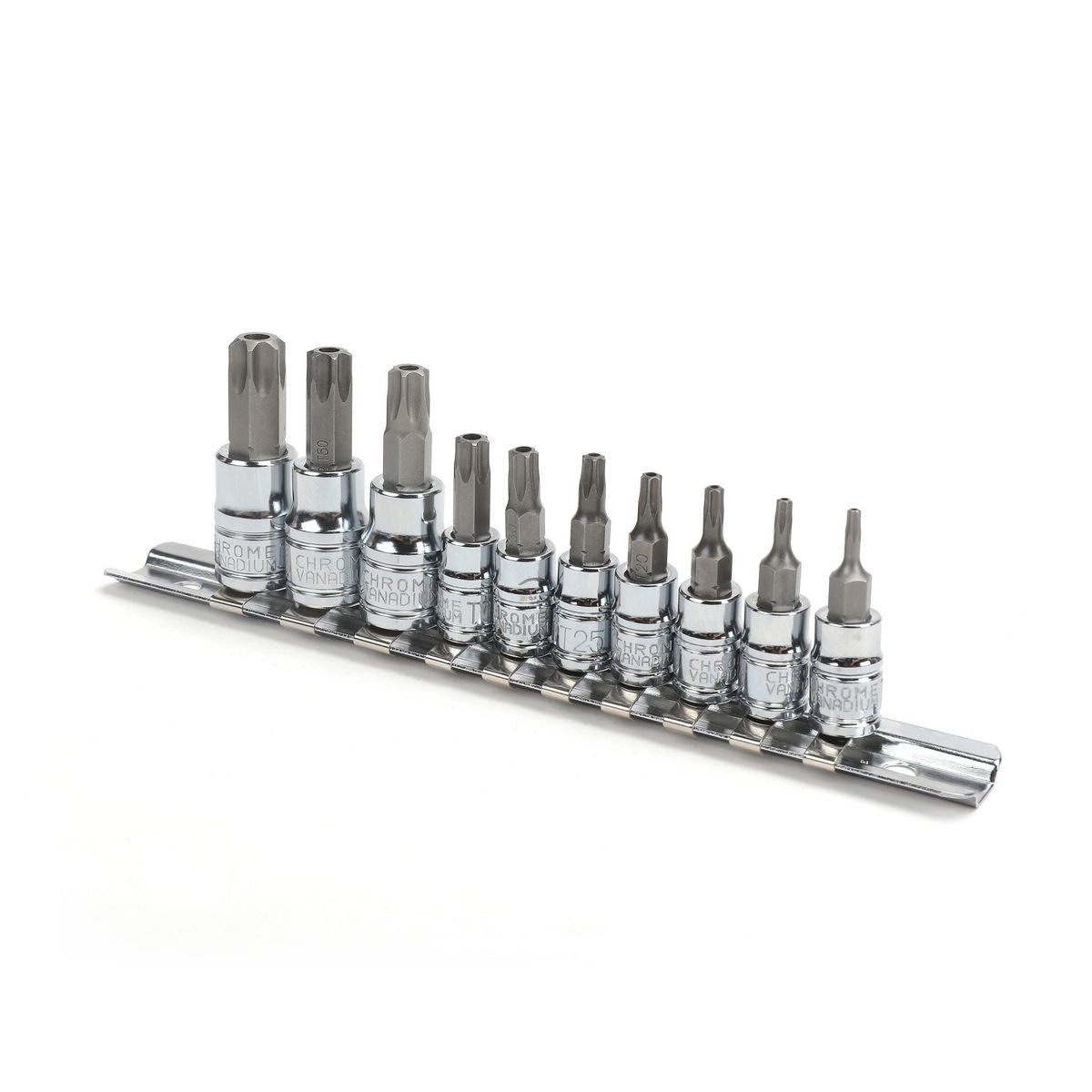 Mechpro Blue Tamperproof Torx Socket Set 1/4In, 3/8In & 1/2In 10pc - MPBSK149K