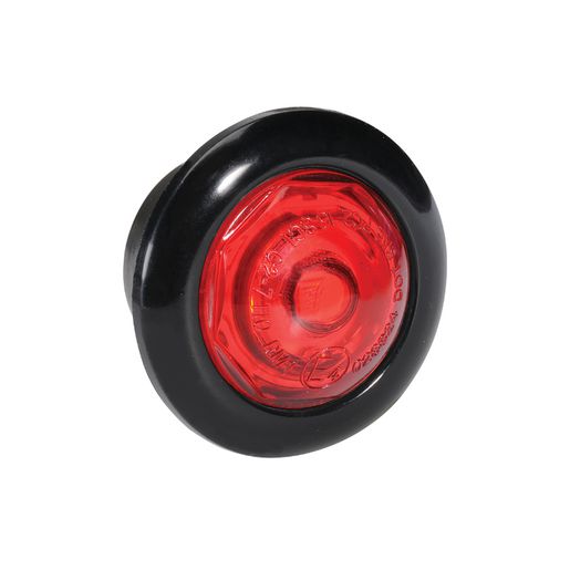 Narva LED Rear End Outline Marker Red Black/Chrome Grommets - 90232BL