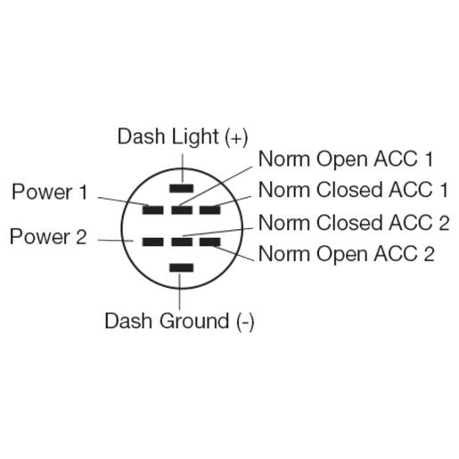 Narva Push Button Switch Off/On SPST Blue LED - 60074BL