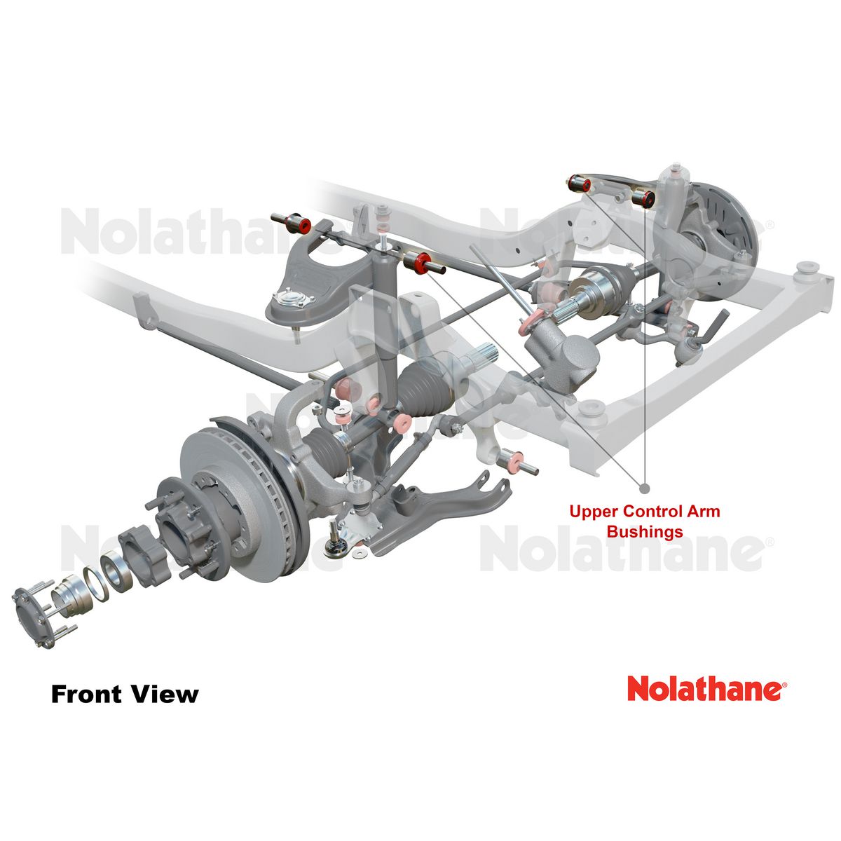 Nolathane Front Upper Control Arm Bushing Kit - 45279