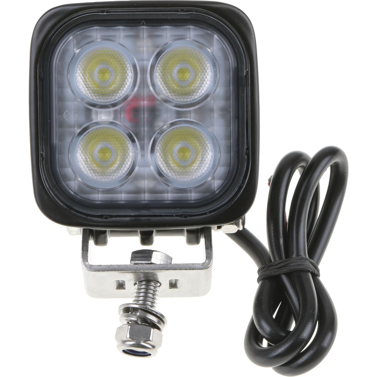 Maxi Trac 4 LED Mini Work Light, Square, 12W, 1081 Lumens, 12/24 Volt - MTWL4SQS5