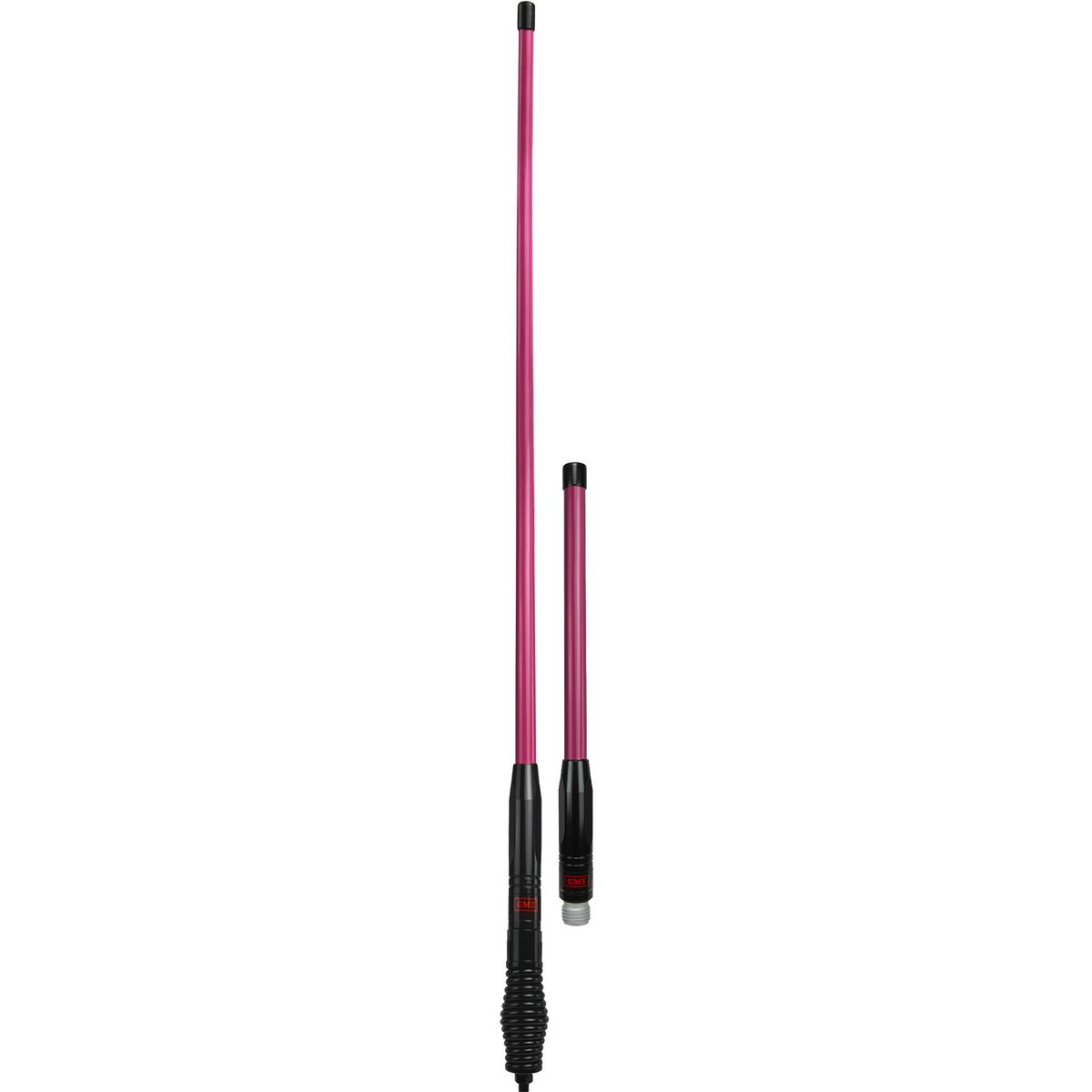 GME UHF CB Heavy Duty All Terrain Antenna Pack 2.1dBi & 6.6dBi Pink/Black - AE4705PBTP
