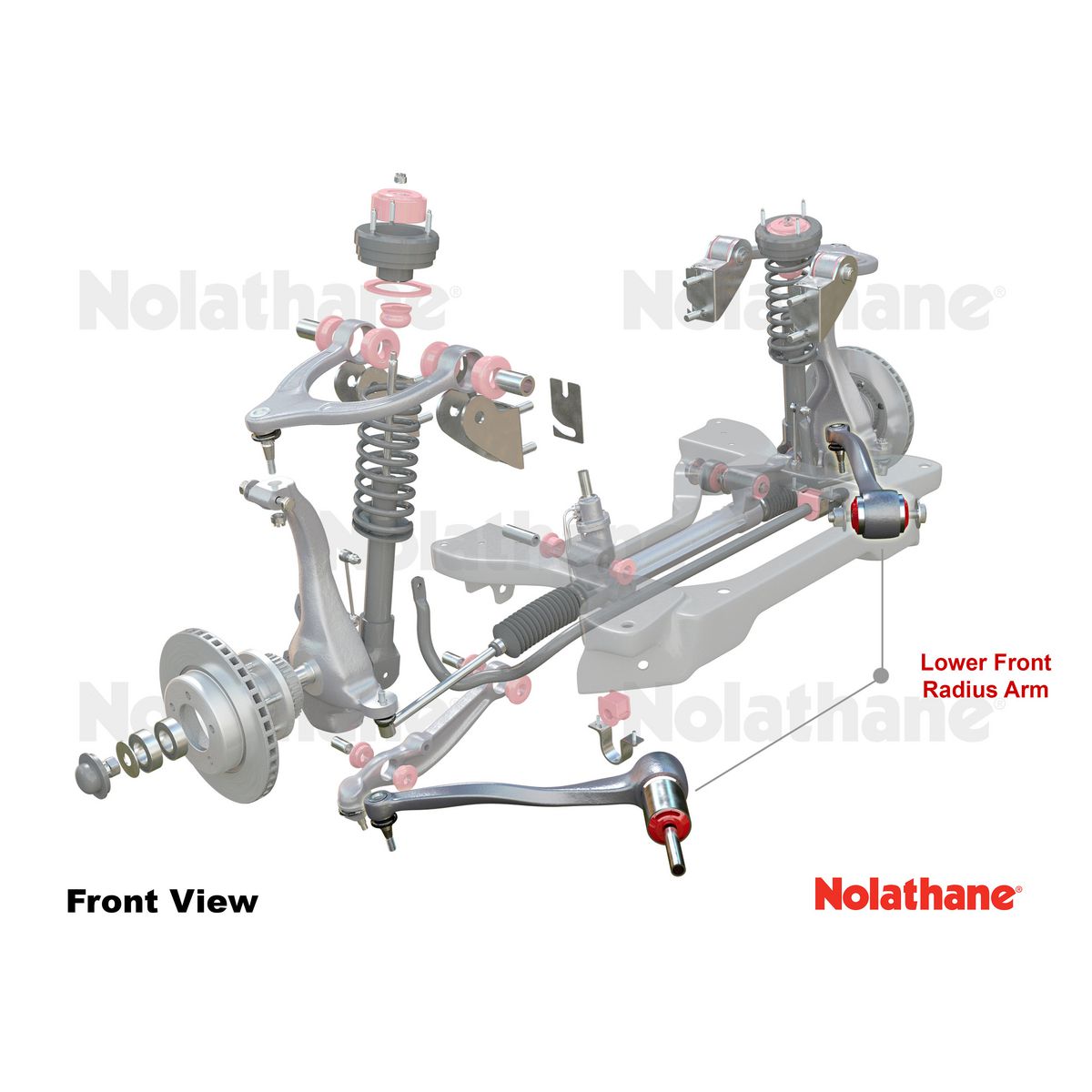 Nolathane Front Lower Radius Arm - 45948L
