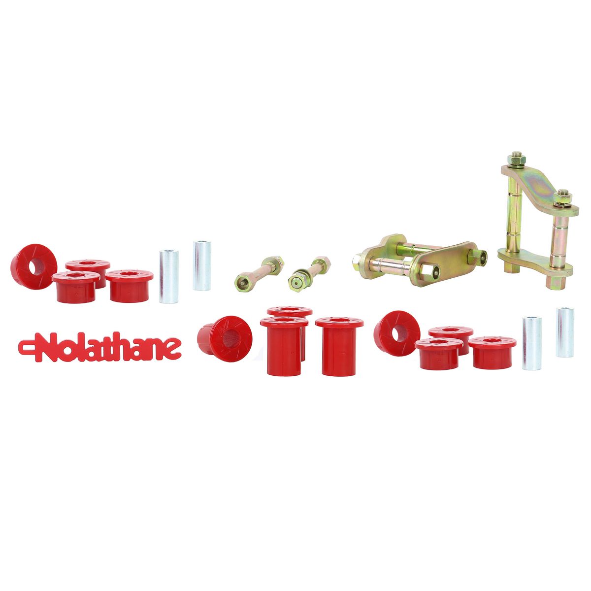 Nolathane Spring greasable shackle and bushing kit - NEK44