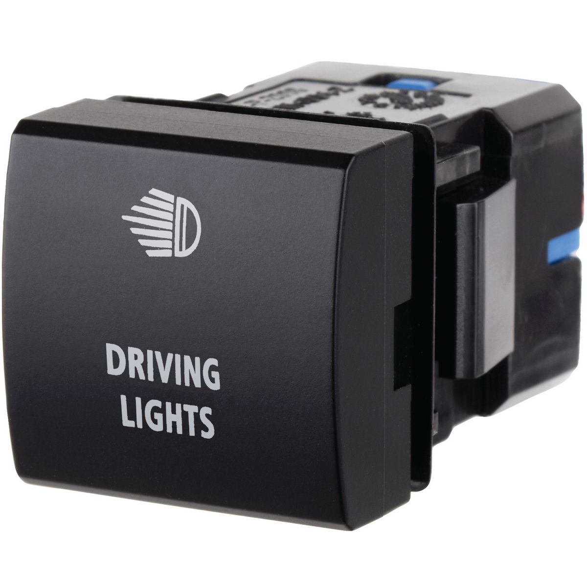 Narva OE Style Push Button Switch Driving Light Symbol 12V Blue Illumination -Suits Toyota - 63414BL