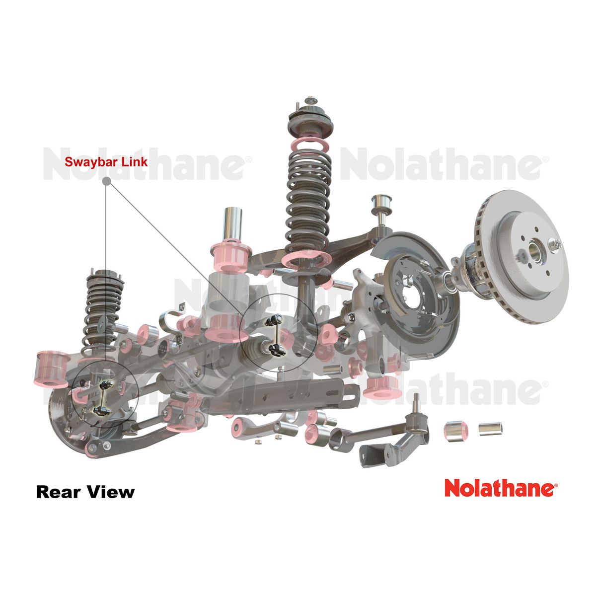 Nolathane Rear Sway Bar Link - 42763