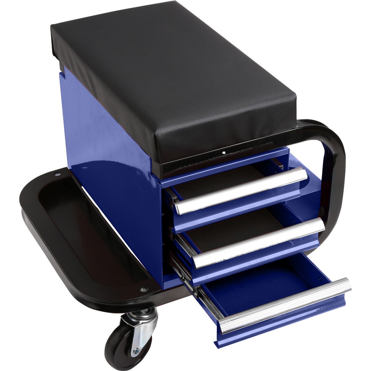 Mechpro Blue 3 Drawer Roller Seat - MPBGS1