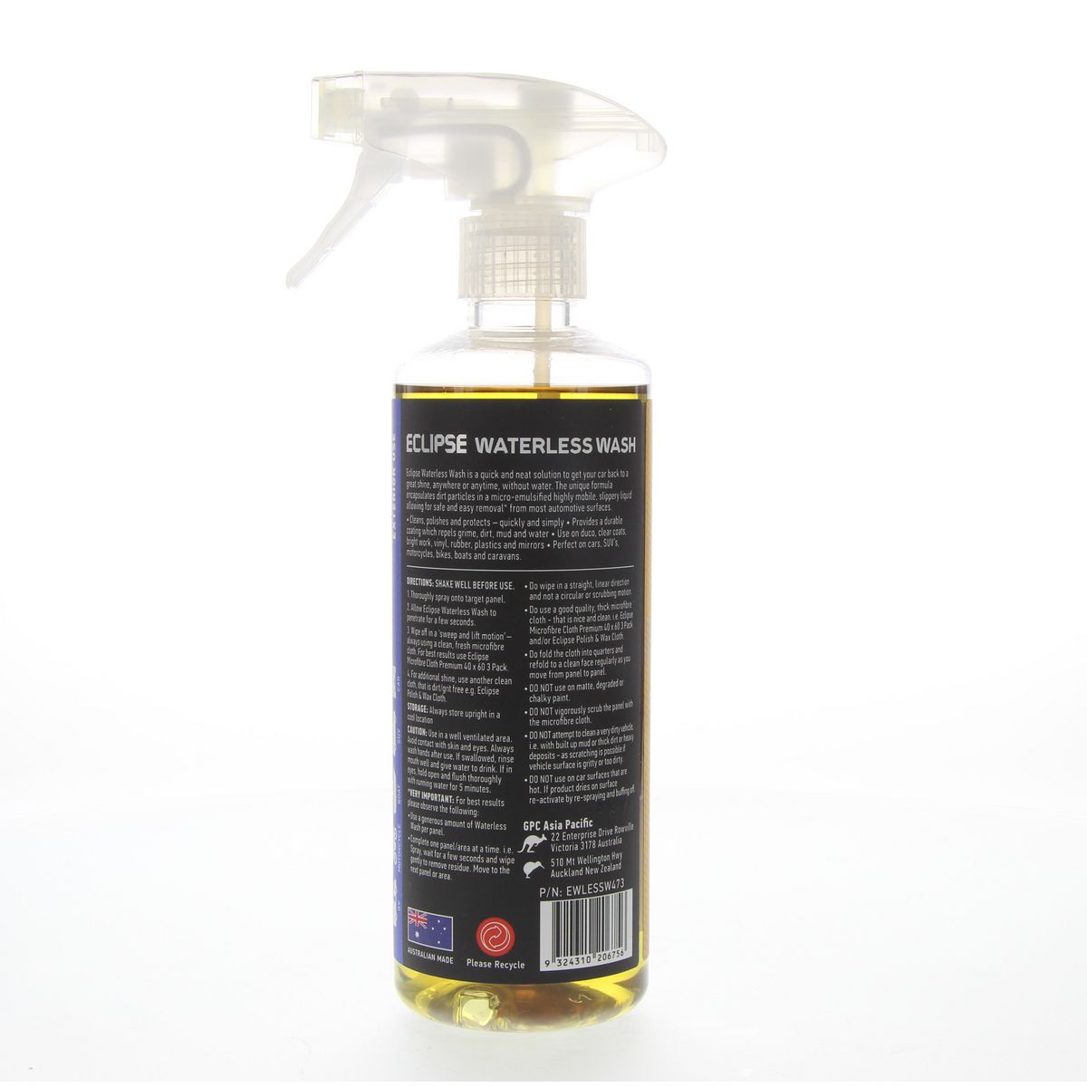 Eclipse Waterless Wash 473ml - EWLESSW473