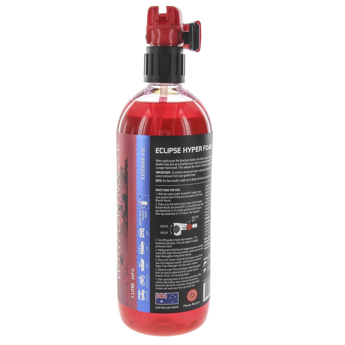 Eclipse Hyper Foam with Foam Nozzle 1L - EHF1L