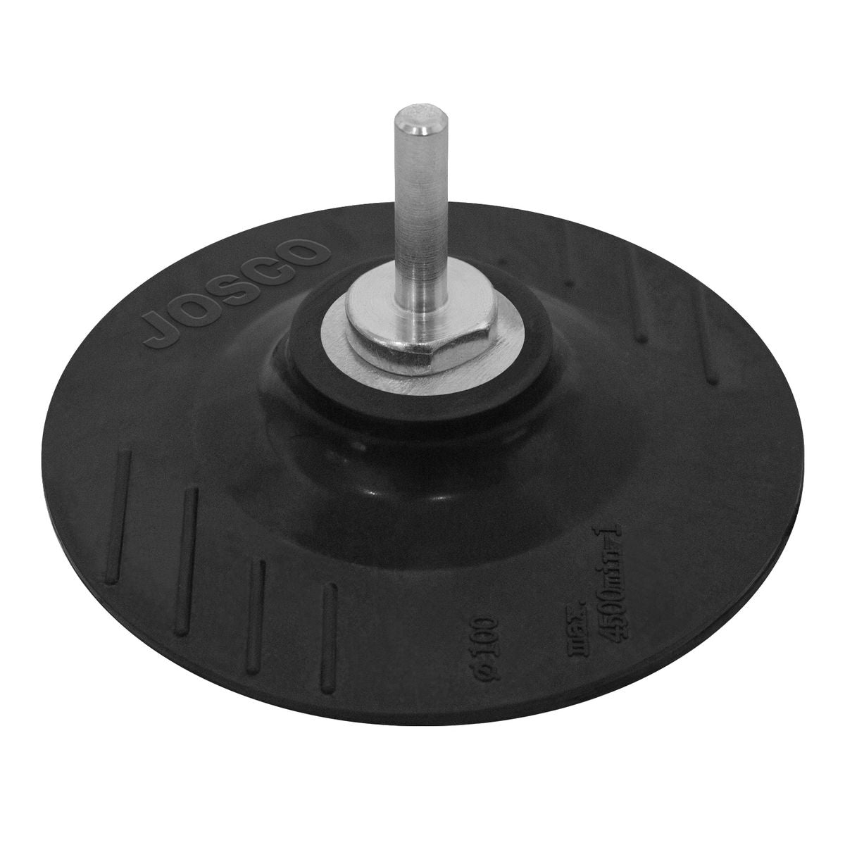 JOSCO Brumby 100mm Backing Pad Rubber M10 with Drill Adaptor - B104110