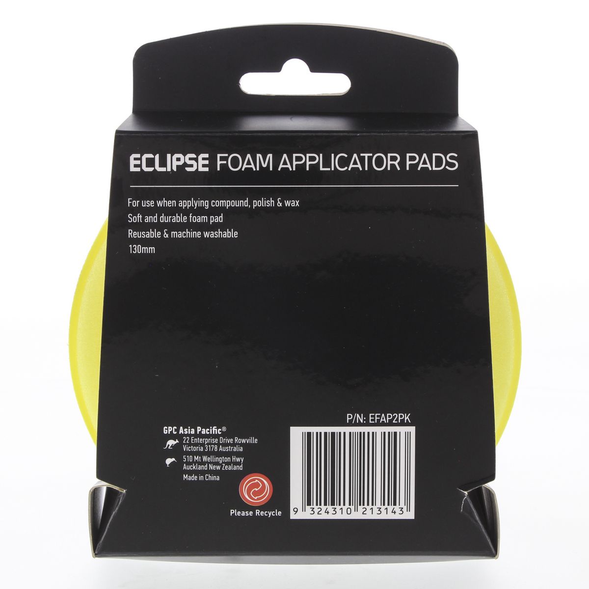 Eclipse Foam Applicator Pads 2 Pack - EFAP2PK