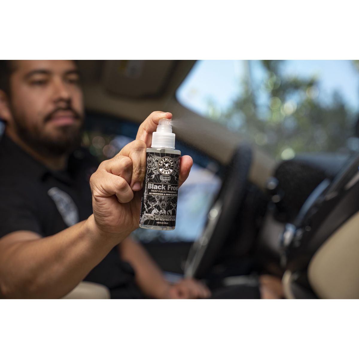 Chemical Guys Black Frost Air Freshener and Odour Eliminator 120ml - AIR_224_04