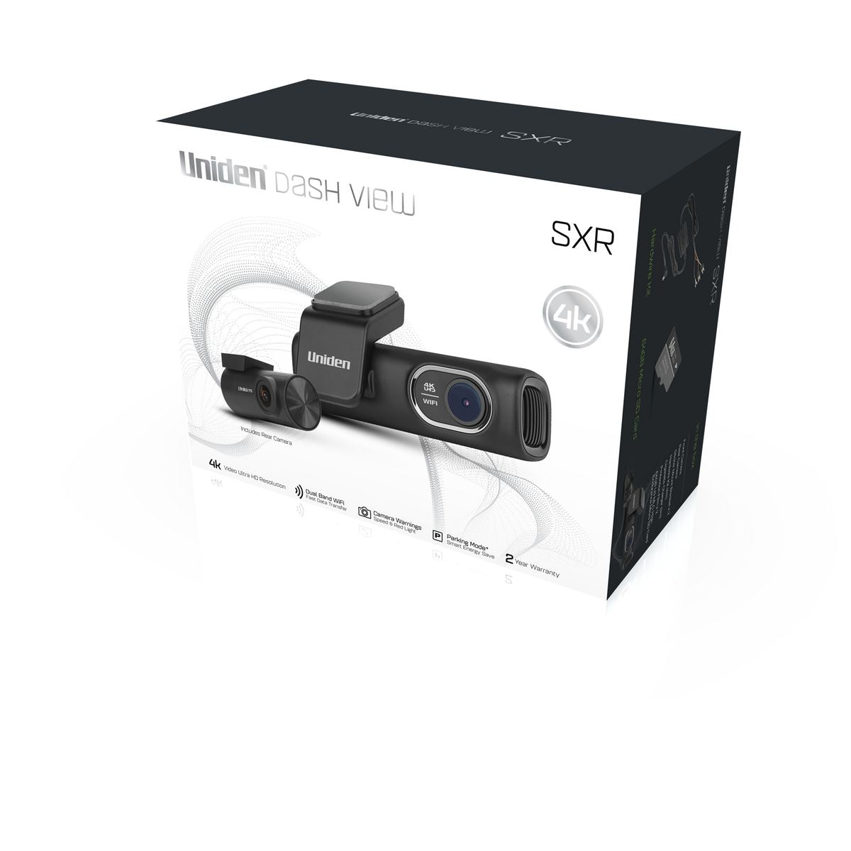 Uniden 4K Front & Rear Dash Cam - DASHVIEW SXR