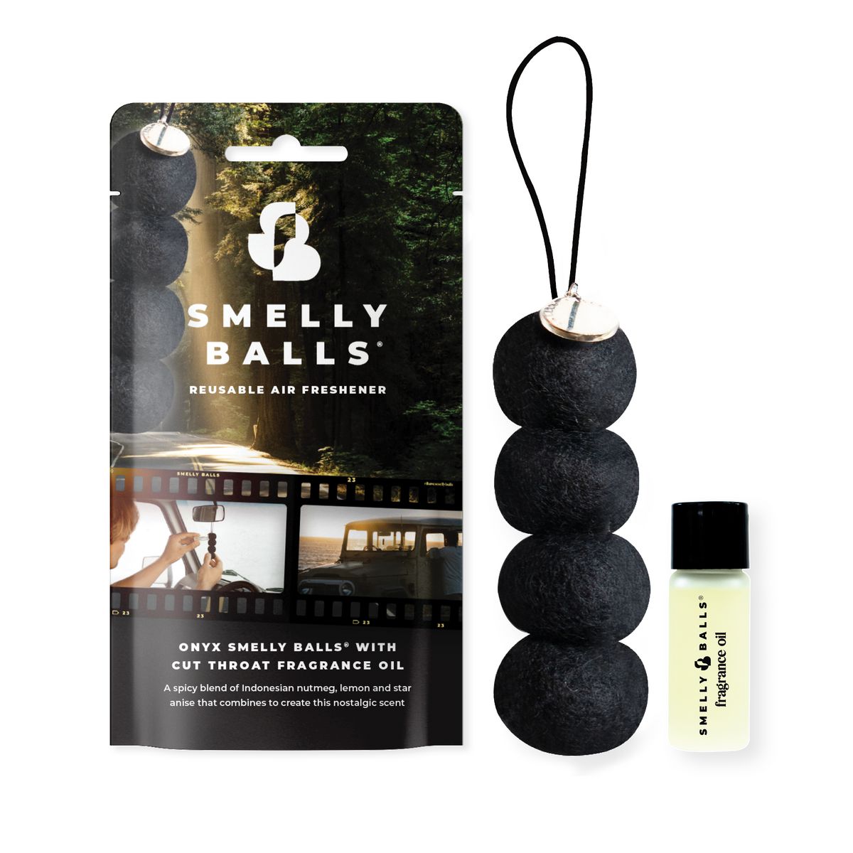 Smelly Balls Onyx - Cut Throat 5ml Set - Pouch - ARSBSOXCT