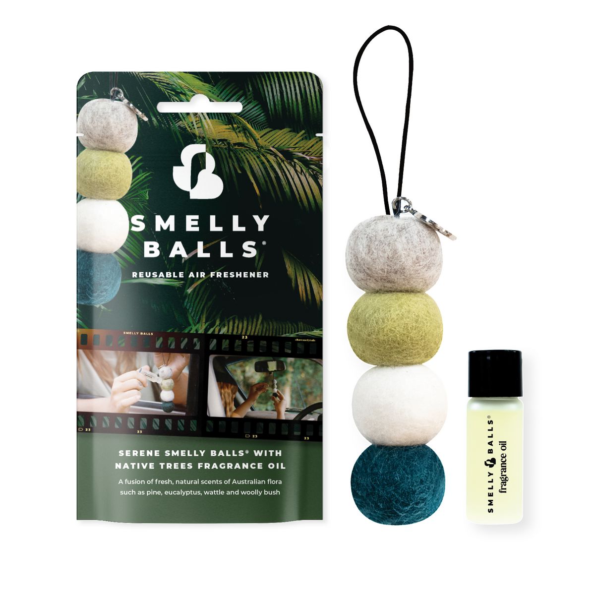 Smelly Balls Serene - Native Trees 5ml Set - Pouch - ARSBSSRTV