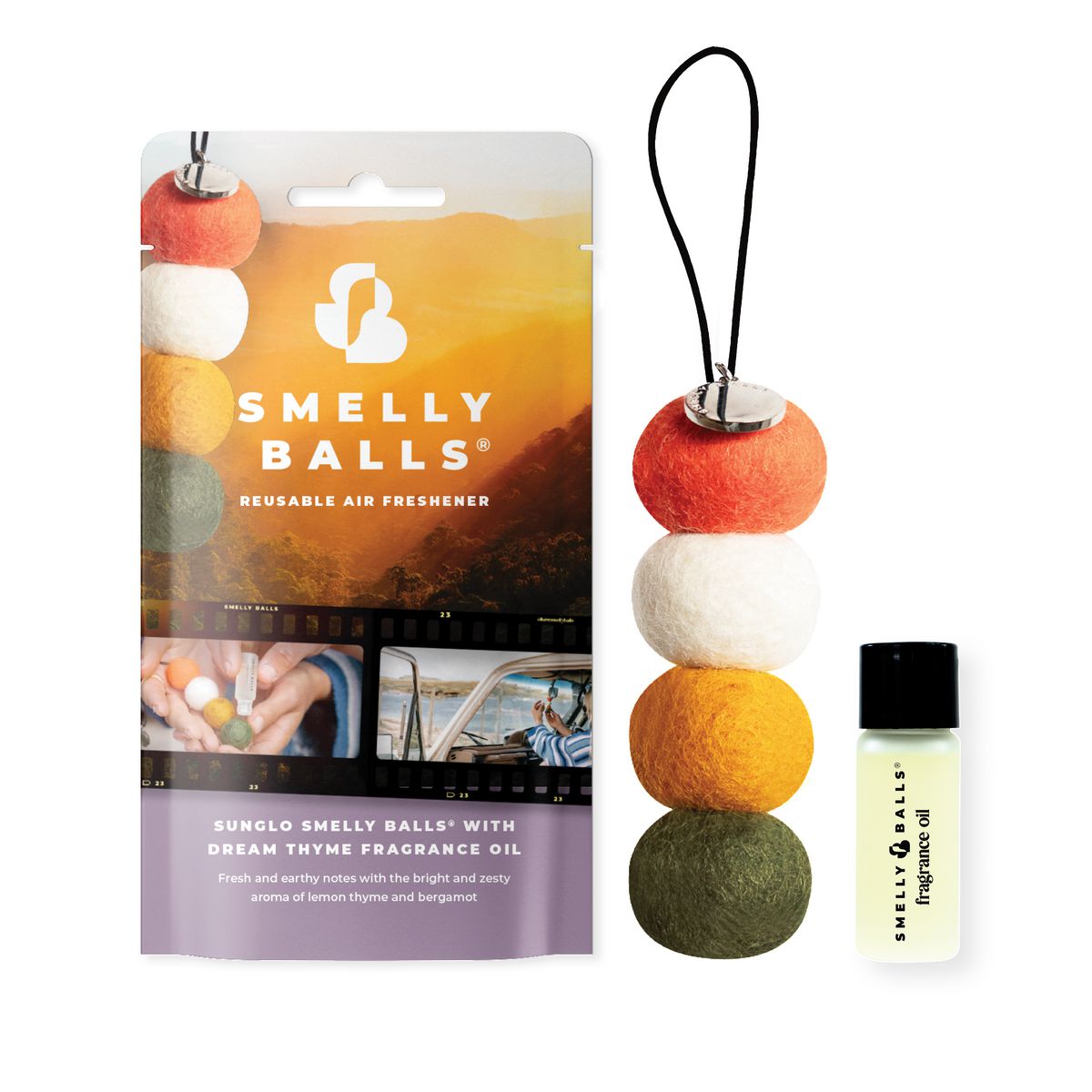 Smelly Balls Sunglo - Dream Thyme 5ml Set - Pouch - ARSBSSGNT