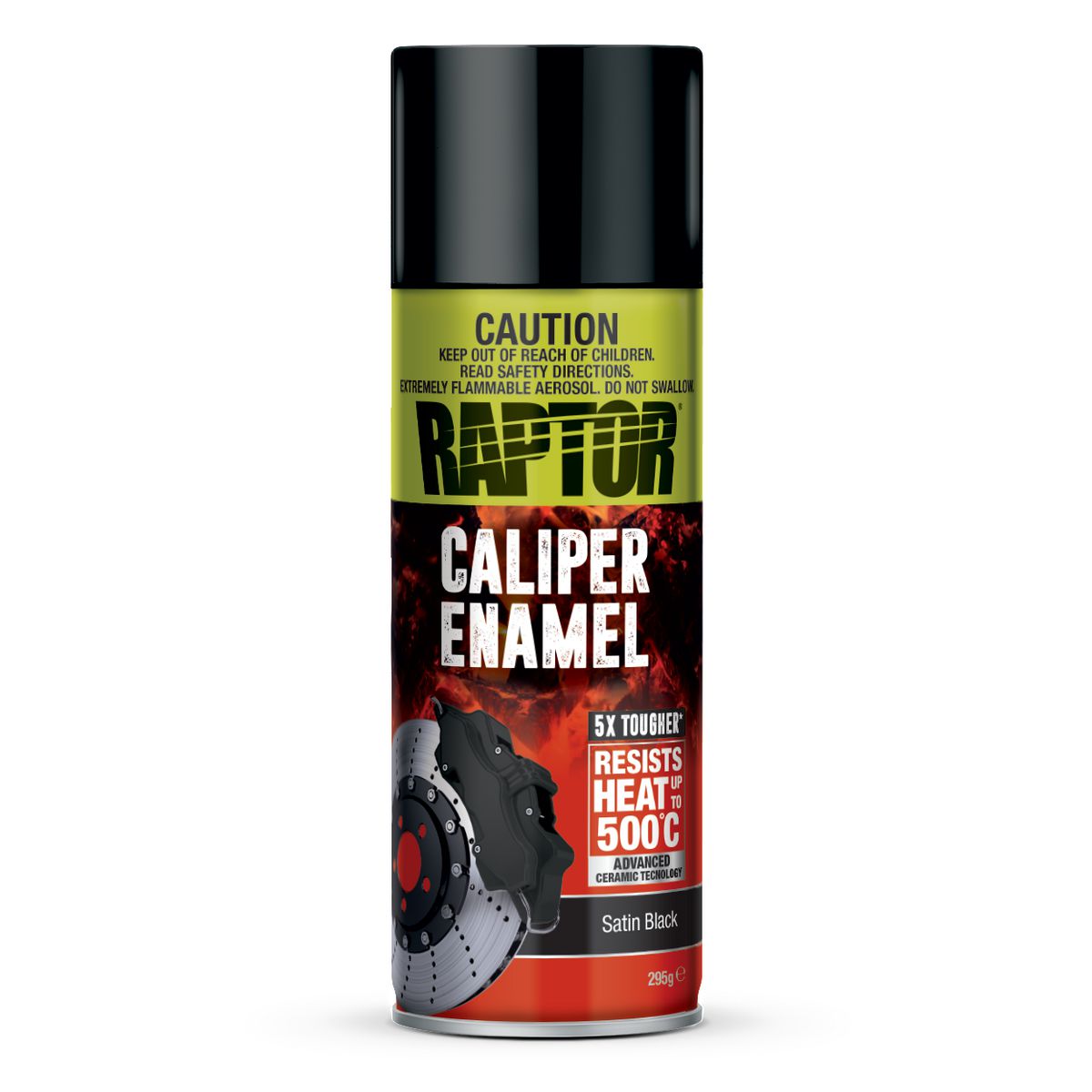 Raptor Caliper Paint Enamel Satin Black 295G - RCESB/AL