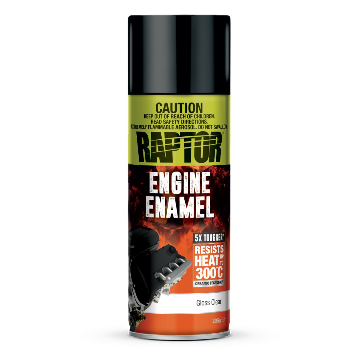 Raptor Engine Paint Enamel Gloss Clear 295G - REEGC/AL