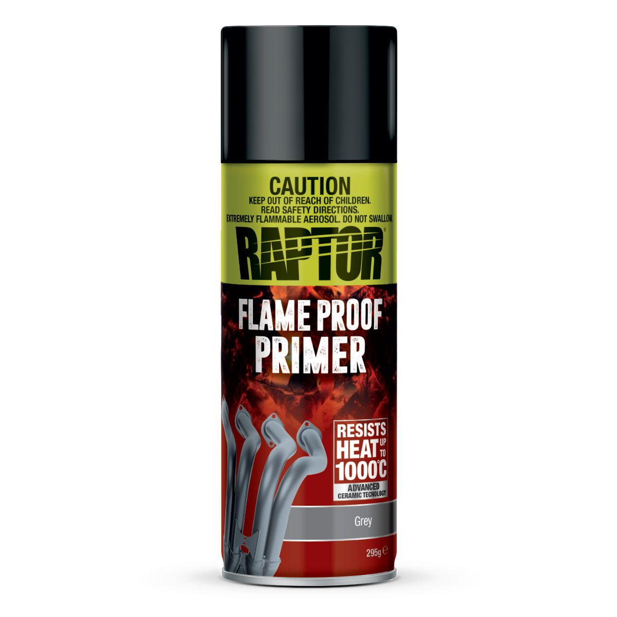 Raptor Flameproof Paint Primer Grey 295G - RFLPG/AL