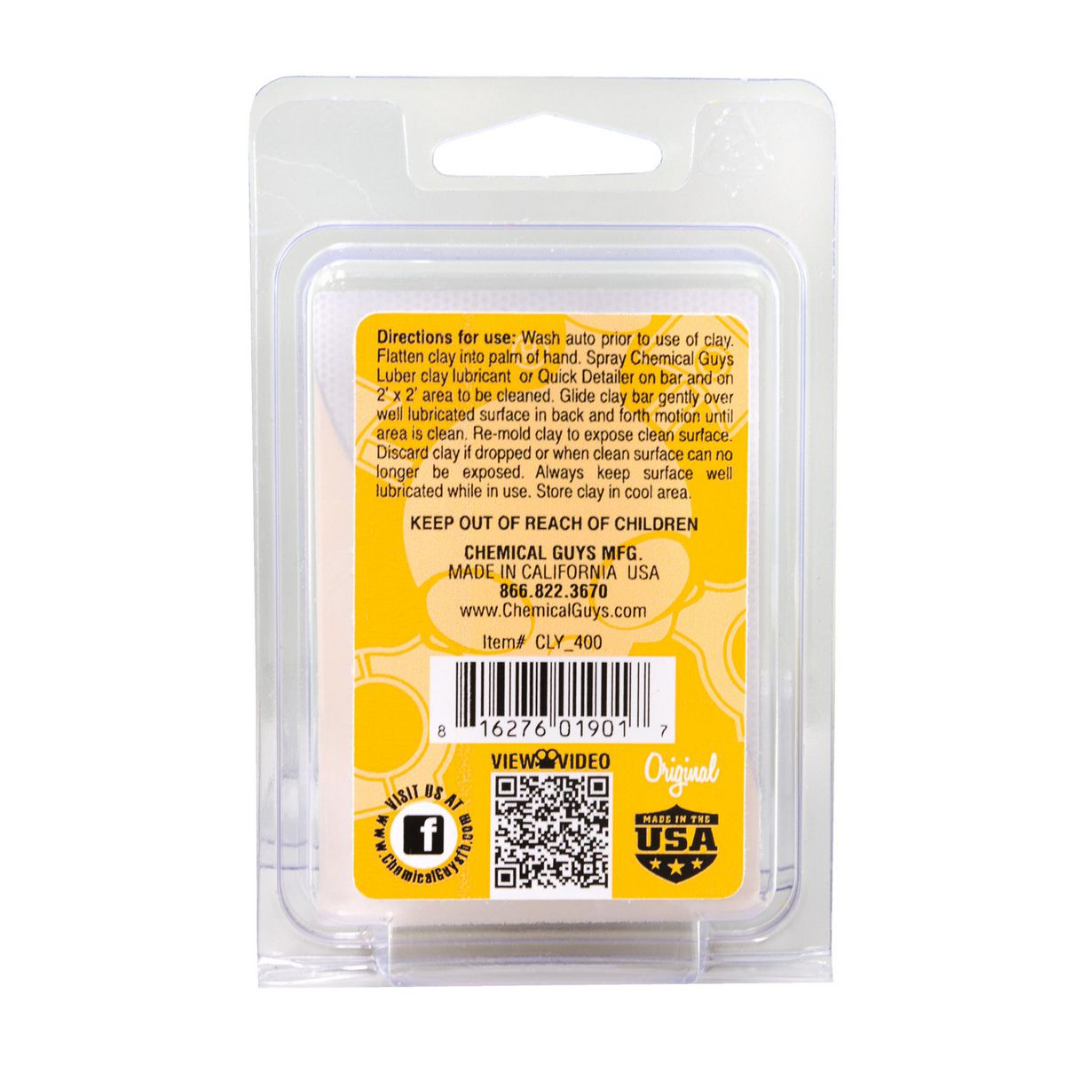 Chemical Guys OG Clay Bar - CLY_400