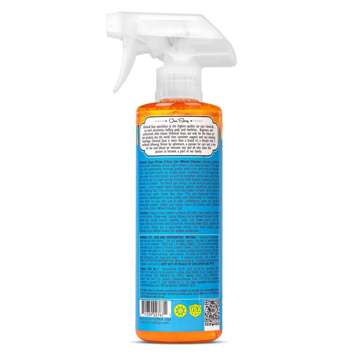 Chemical Guys Sticky Citrus Gel Wheel And Rim Cleaner 473ml - CLD10516