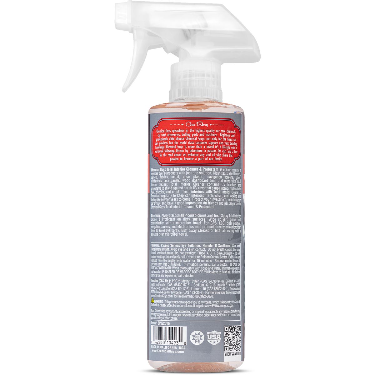 Chemical Guys Total Interior Cleaner & Protectant 473ml - SPI22516