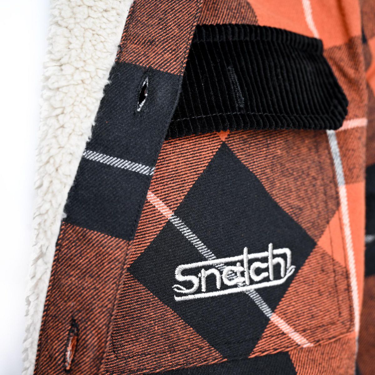 Snatch Bushmans Jacket Red Check - SM4726RC