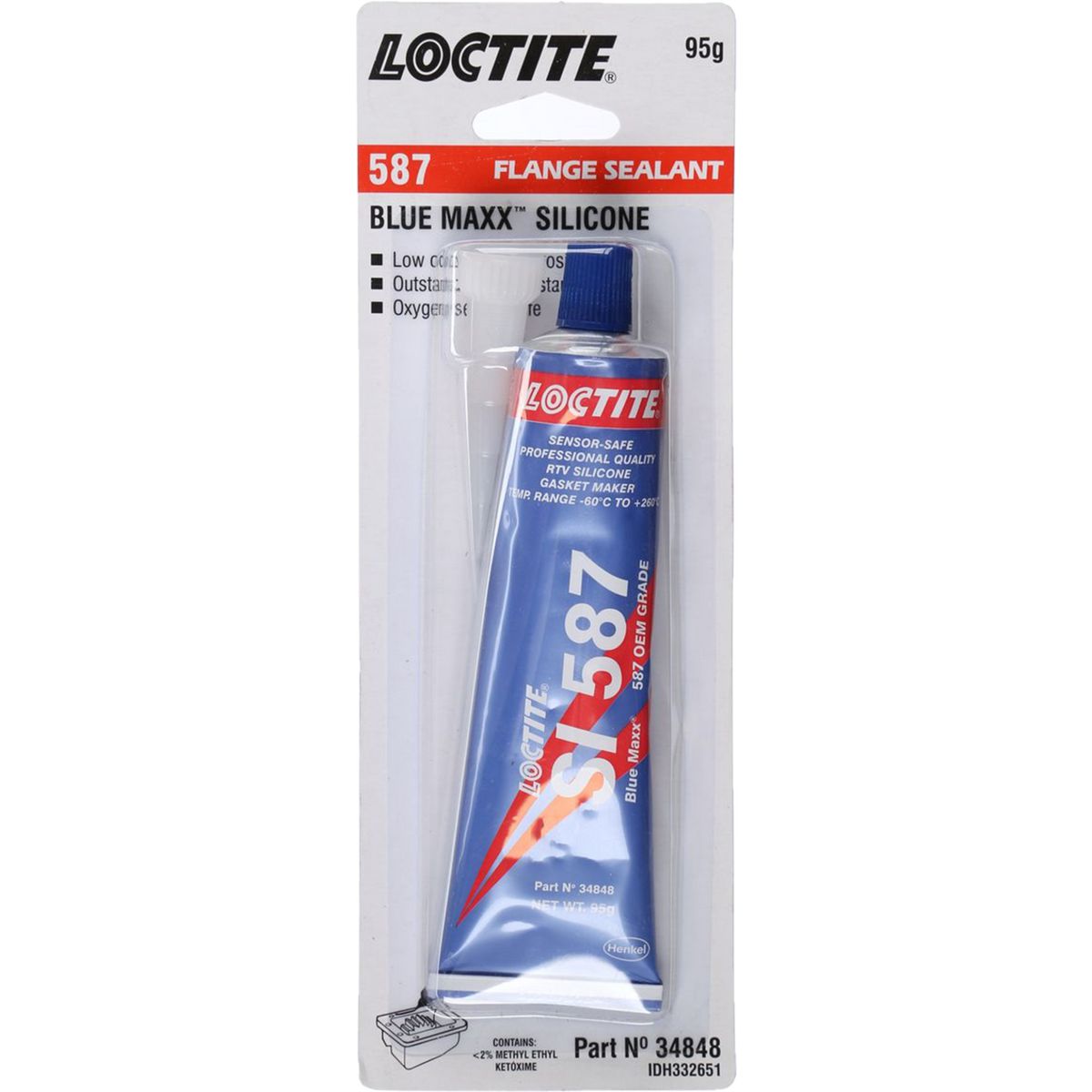 Loctite Si 587 Flange Sealant Silicone Blue Maxx 95G - 332651