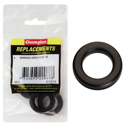 Champion Grommet Wiring Nitrile Rubber M23 x 31 x 37mm - C63-12