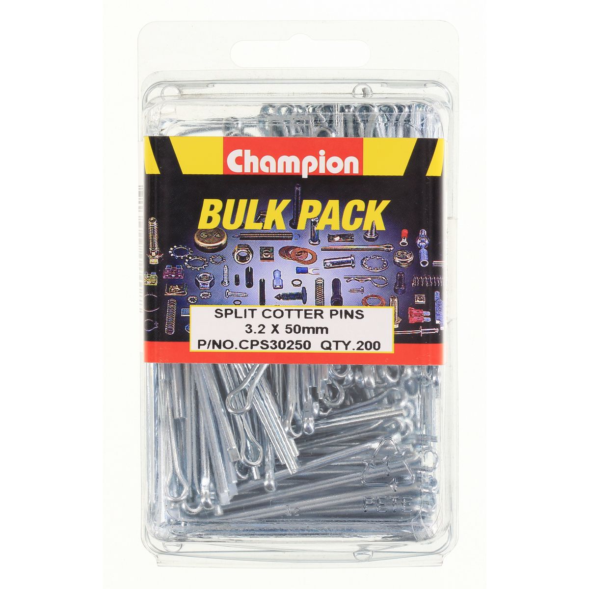 Champion Split Pin 3.2 x 50mm Zinc Plated - CPS30250