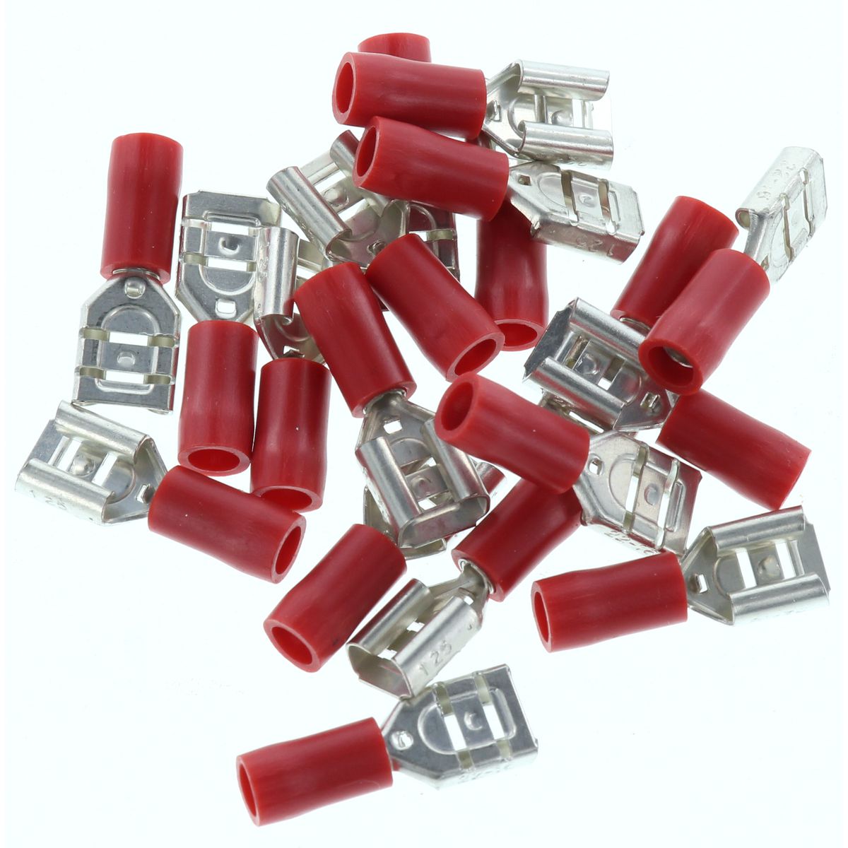 Narva Crimp Terminal Female Blade Red Insulated 6.3mm 18 Pce - 56034BL
