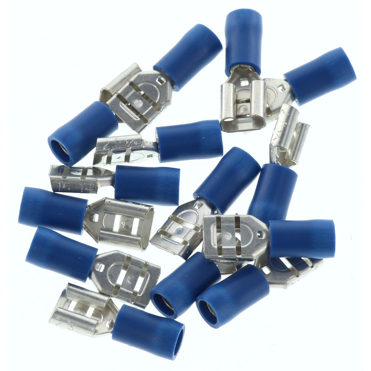 Narva Crimp Terminal Female Blade Blue Insulated 6.3mm 14 Pce - 56036BL