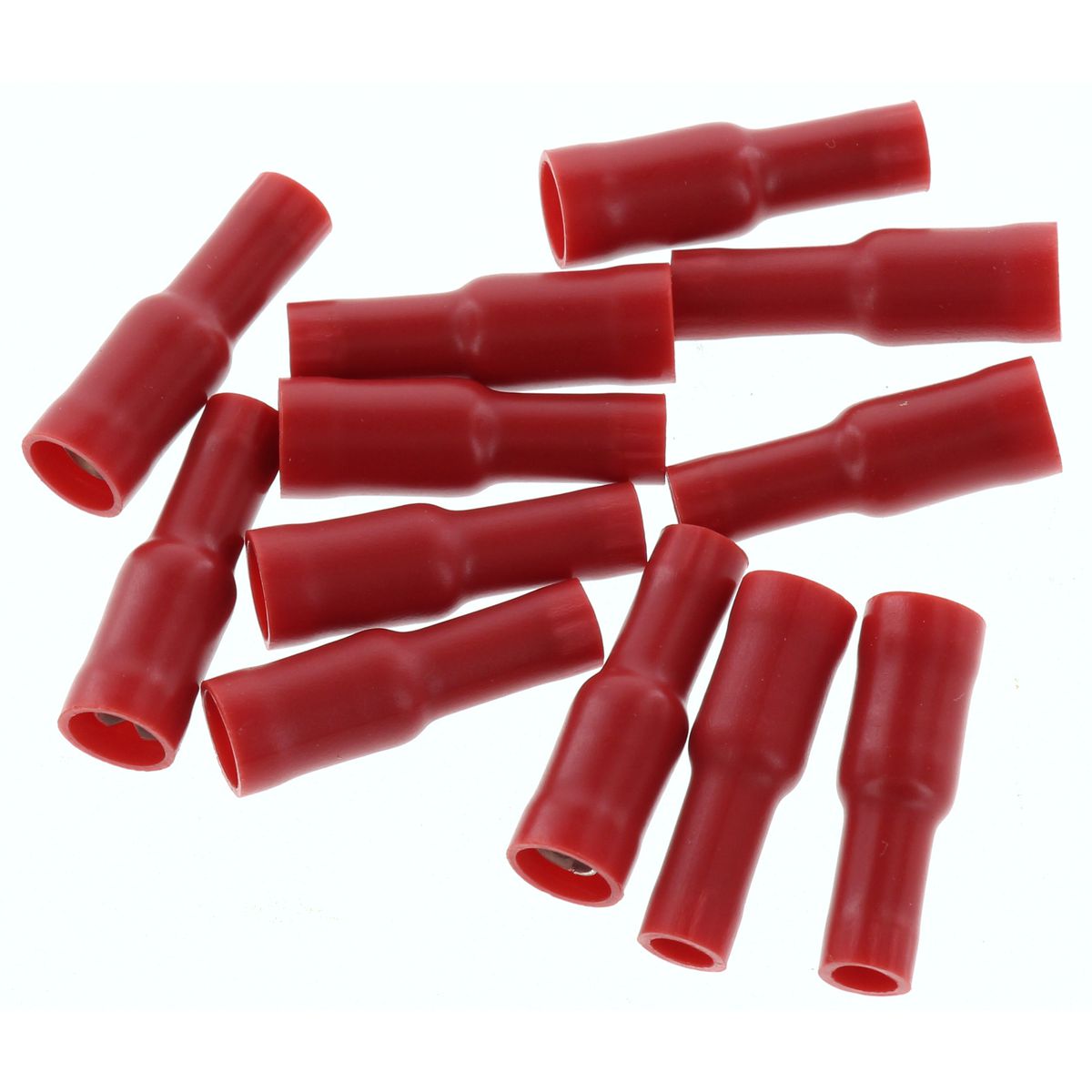 Narva Crimp Terminal Female Bullet Red Insulated 4.3mm 12 Pce - 56050BL